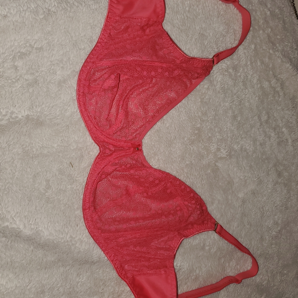 Freya Coral Lace Bra